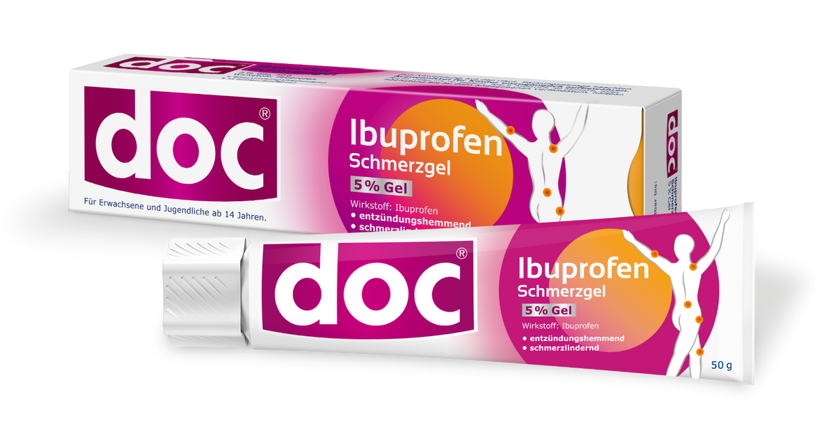 Doc Ibuprofen 5% Schmerzgel