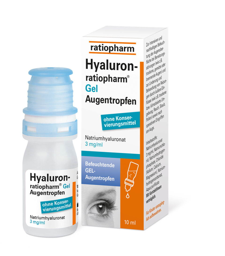 Hyaluron-ratiopharm® Gel-Augentropfen