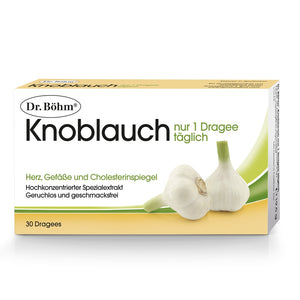 Dr. Böhm® Knoblauch nur 1 Dragee täglich