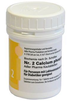 Schüssler Kautabletten Nr. 2 Calcium phosporicum D6