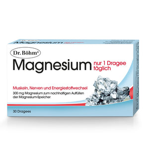 Dr. Böhm® Magnesium nur 1 Dragee täglich