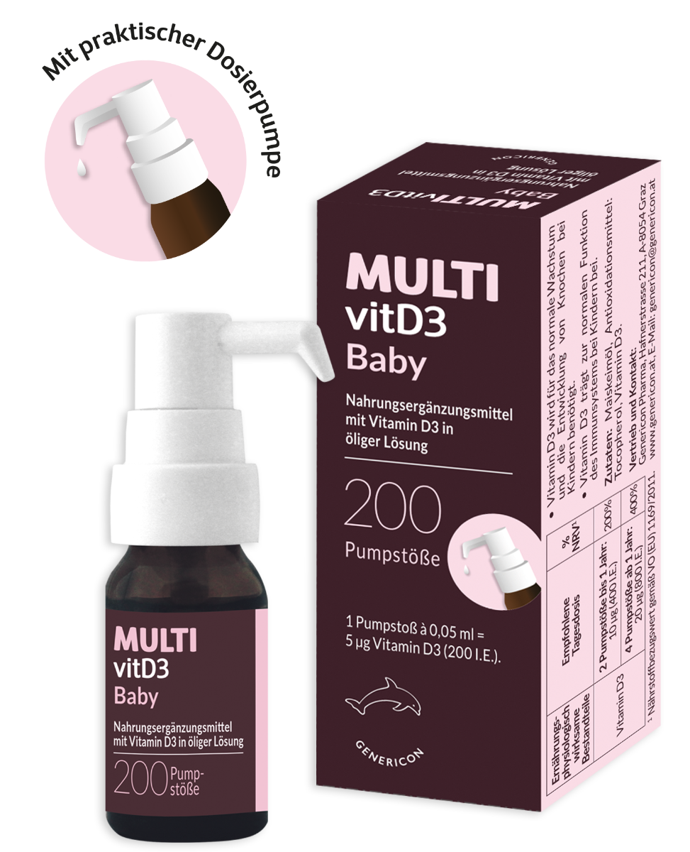 MULTIvit D3 Baby + Dosierpumpe
