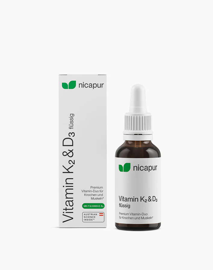 NICAPUR Vitamin K2 & D3 flüssig