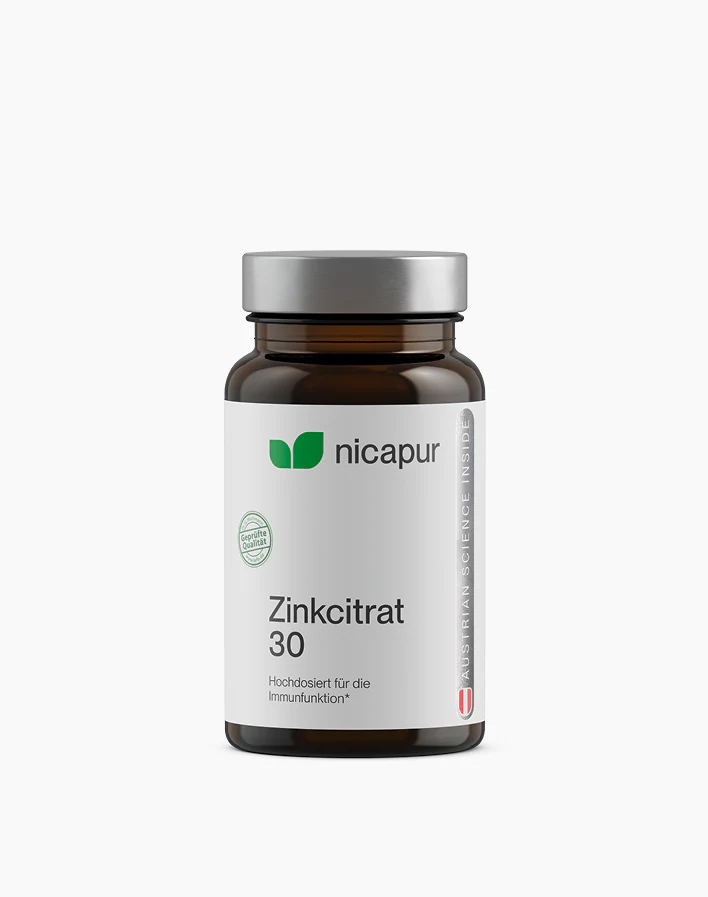 Nicapur Zinkcitrat 30mg Kapseln