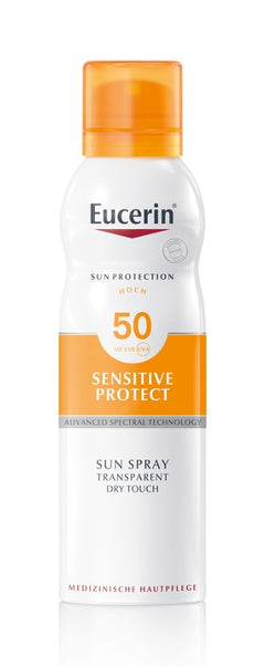 Eucerin Sensitive Protect Sun Spray Transparent Dry Touch LSF 50