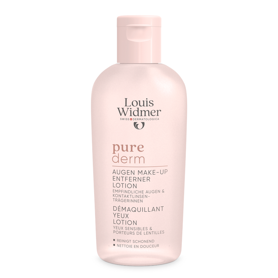 WIDMER purederm Augen Make-up Entferner Lotio ohne Parfum