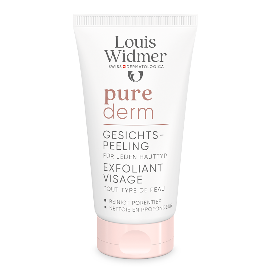 WIDMER purederm Gesichtspeeling ohne Parfum