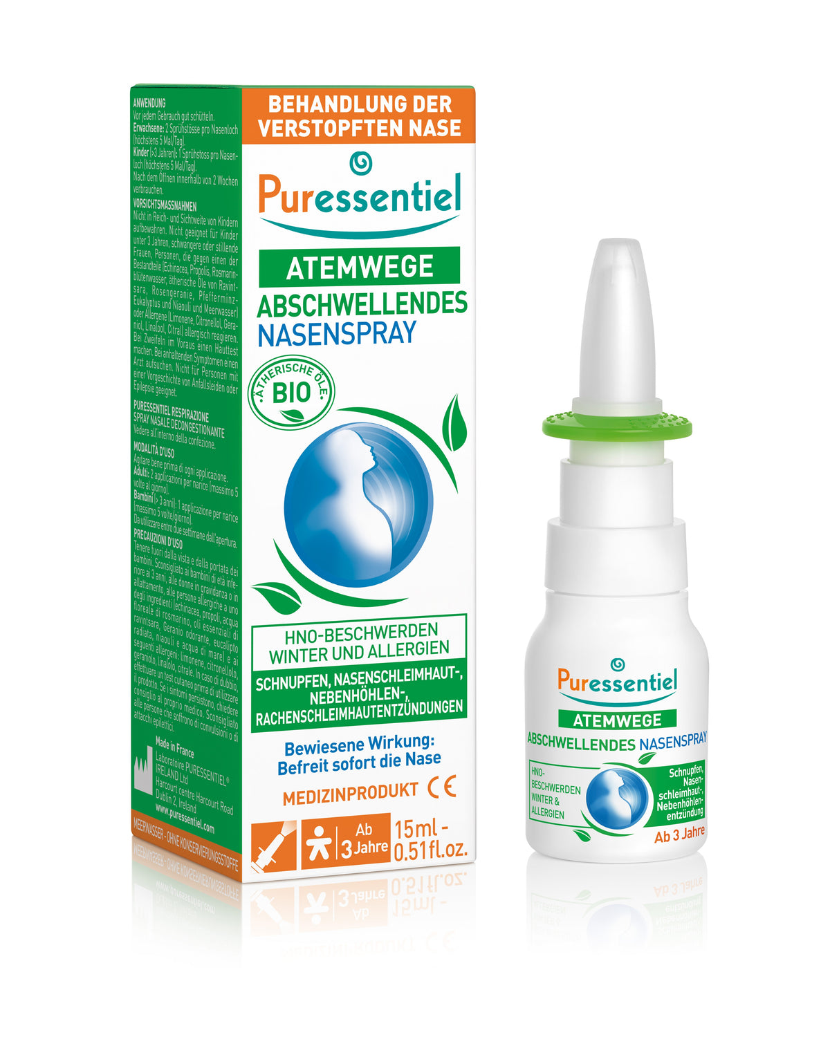 PURESSENTIEL ATEMWEGE ABSCHWELLENDES NASENSPRAY