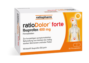 ratioDolor forte Ibuprofen 400 mg Filmtabletten