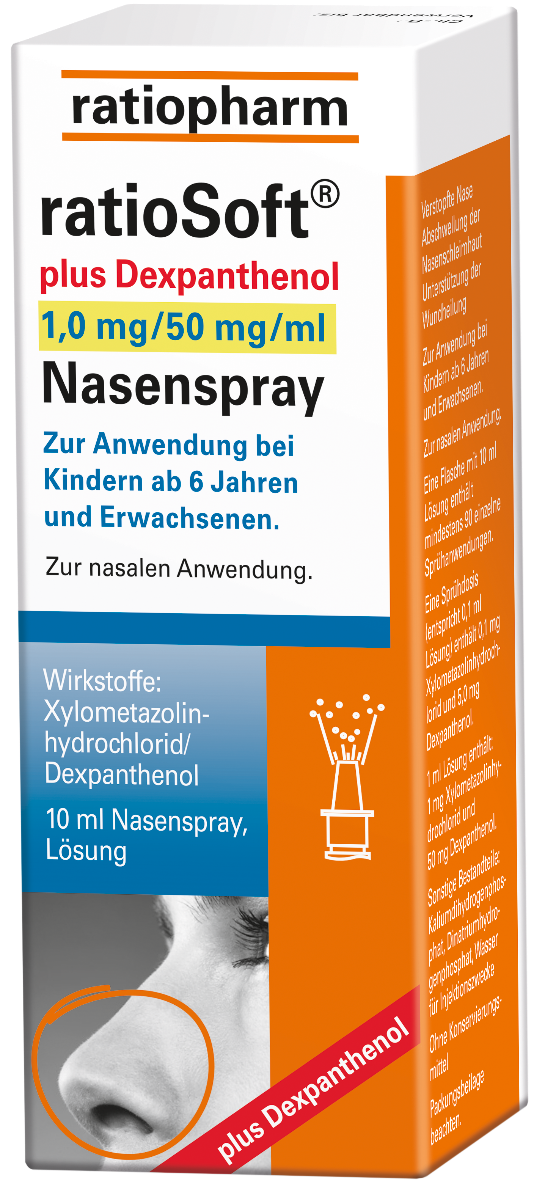 Ratiosoft plus Dexpanthenol 1,0mg/50mg/ml Nasenspray