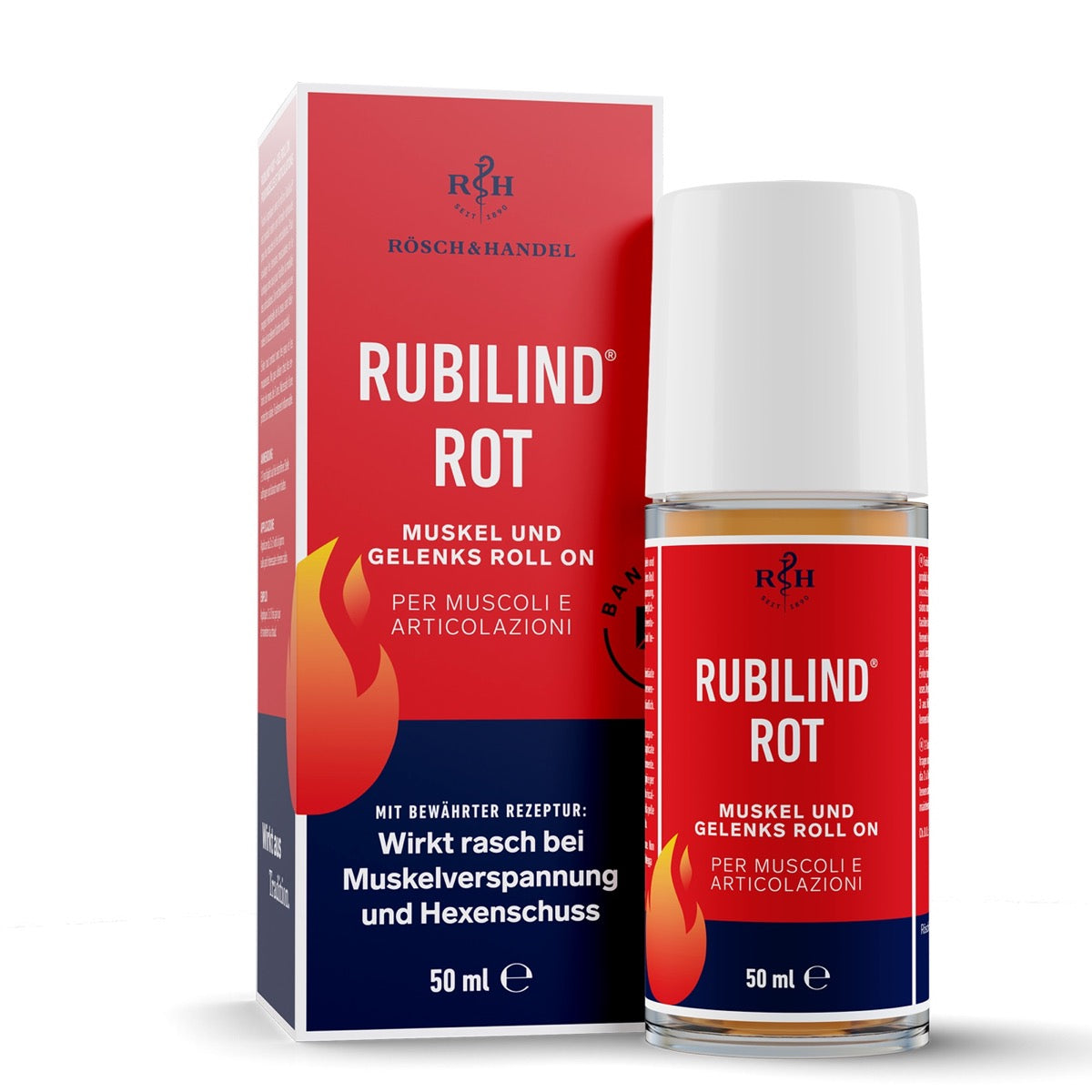 Rubilind Rot Muskel- Gelenks Roll On