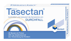 Tasectan Pulver in Beuteln für Kinder zu je 250 mg