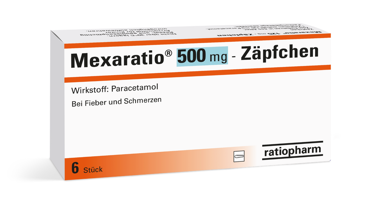 Mexaratio 500 mg Zäpfchen