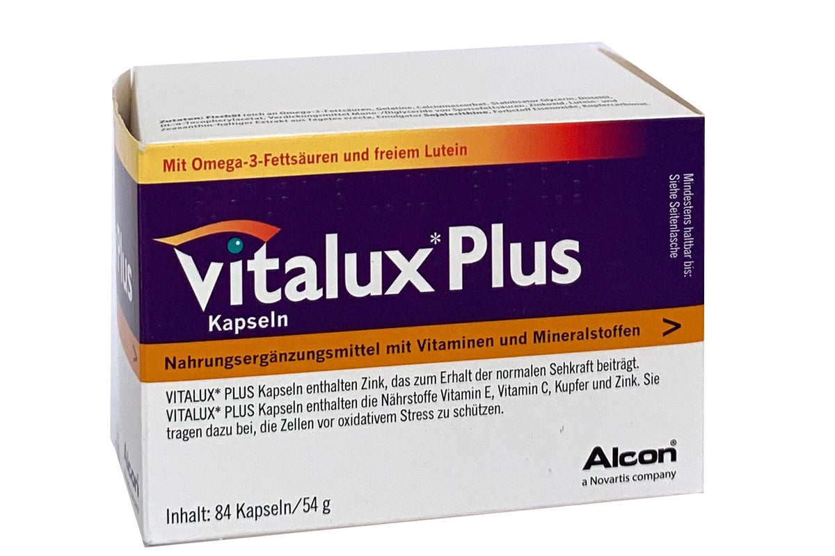Vitalux plus + 10mg Lutein + Omega 3