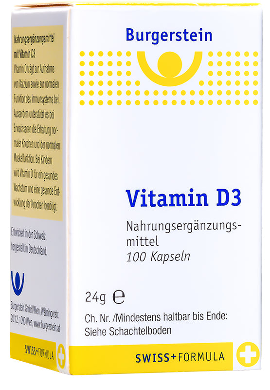 Burgerstein Vitamin D3 100 Kapseln
