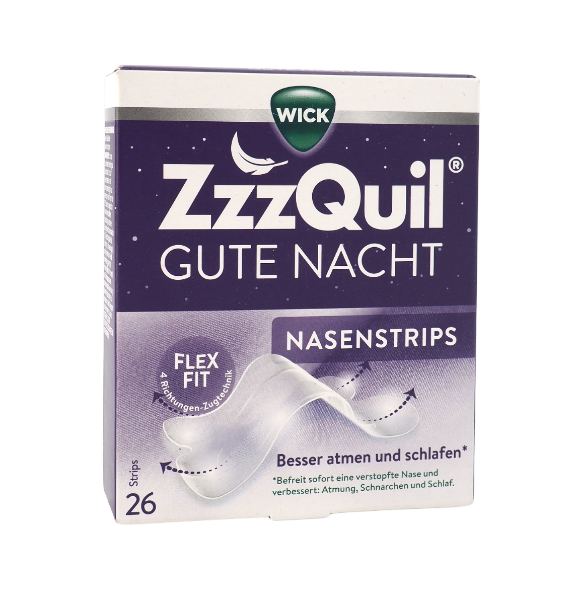 WICK ZzzQuil Nasenstrips 26 Stück