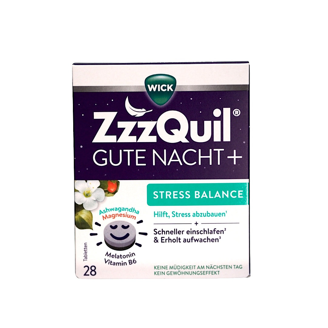 Wick Zzzquil Gute Nacht+ Stress Balance Tabletten