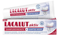 LACALUT® AKTIV ZAHNFLEISCHSCHUTZ & SANFTES WEISS ZAHNCREME