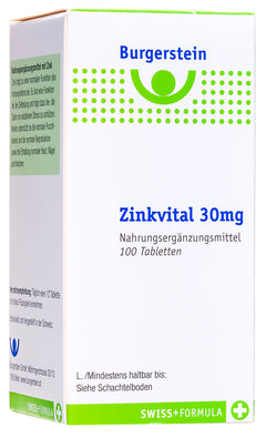 Burgerstein Zink Vital Tabletten 30mg